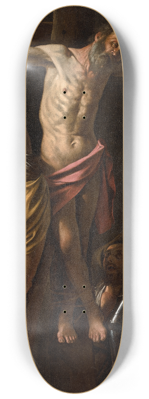 Caravaggio - The Crucifixion of Saint Andrew 8.25 inch art skate deck Caravaggio - The Crucifixion of Saint Andrew 8.25 inch art skate deck