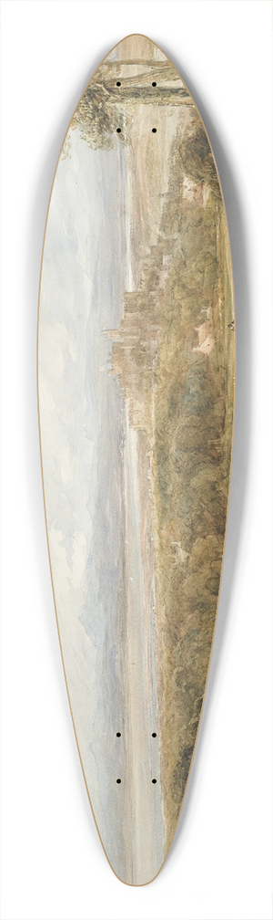 David Cox - Lancaster, Peace and War 39.3 inch art pintail longboard deck