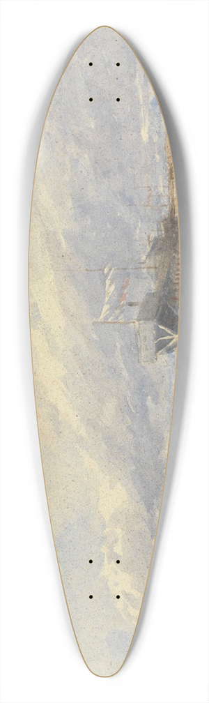 David Cox - On the Medway 39.3 inch art pintail longboard deck