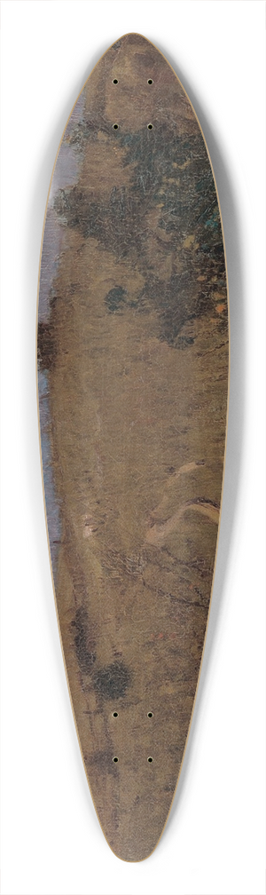 David Davies - Moonrise 39.3 inch art pintail longboard deck