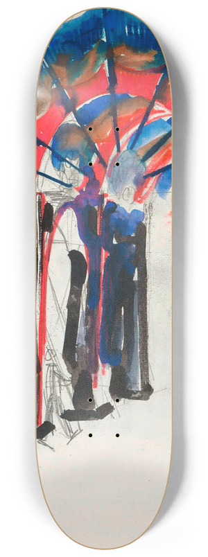 Carel Adolph Lion Cachet - Architectuurstudie 8.25 inch art skate deck