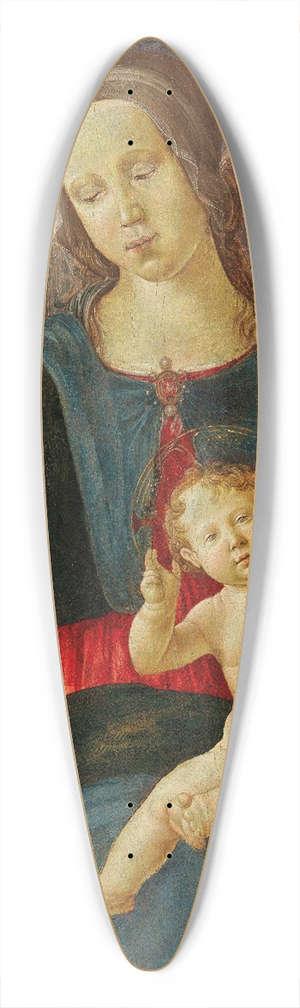 Davide Ghirlandaio - The Madonna and Child 39.3 inch art pintail longboard deck Davide Ghirlandaio - The Madonna and Child 39.3 inch art pintail longboard deck