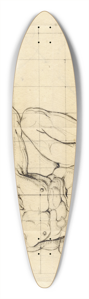 David Humbert de Superville - Adam 39.3 inch art pintail longboard deck