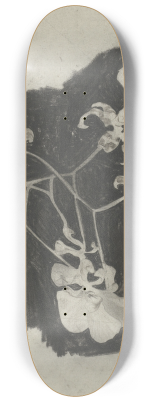 Carel Adolph Lion Cachet - Bloemstudie 8.25 inch art skate deck