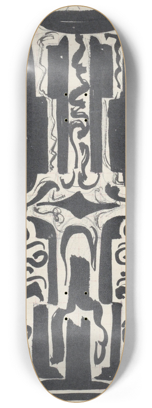 Carel Adolph Lion Cachet - Decoratief ontwerp 8.25 inch art skate deck