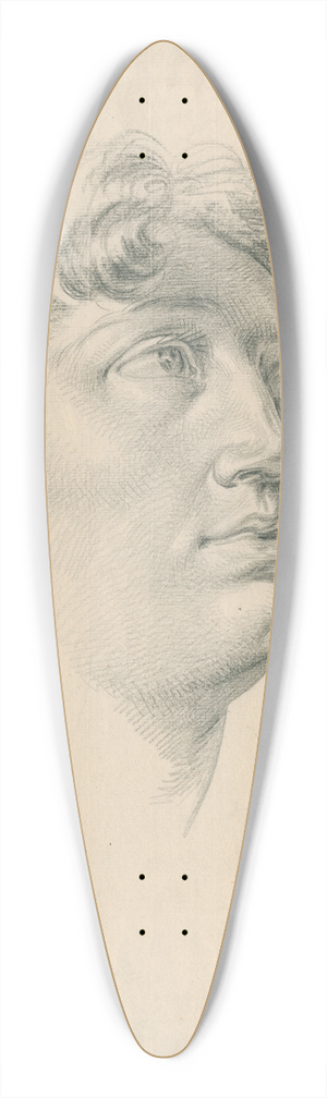 David Humbert de Superville - Mietje Brinkman: vrouwenkop driekwart nr. rechts gewend 39.3 inch art pintail longboard deck
