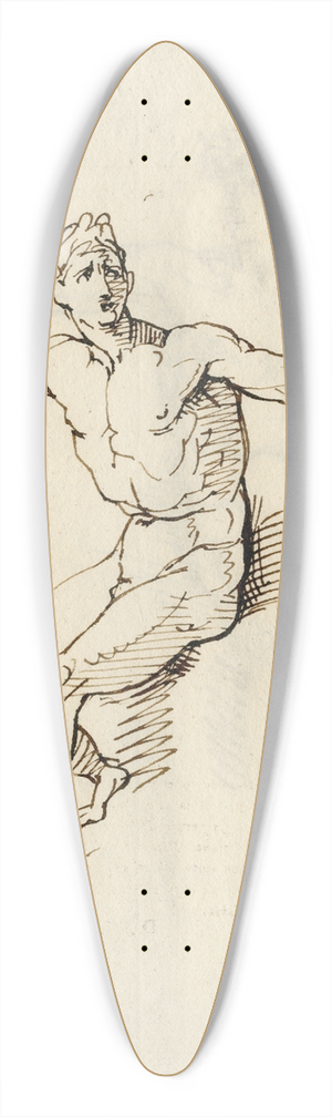 David Humbert de Superville - Naakte boogschutter, zittend 39.3 inch art pintail longboard deck