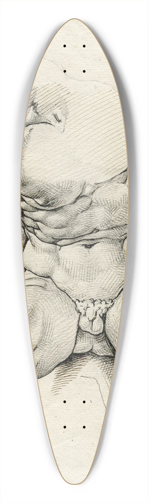 David Humbert de Superville - The Torso Belvedere 39.3 inch art pintail longboard deck