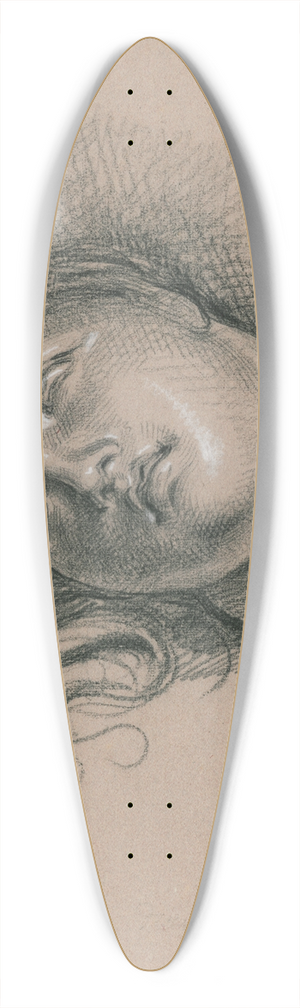 David Humbert de Superville - Vrouwenhoofd met weggedraaide ogen 39.3 inch art pintail longboard deck