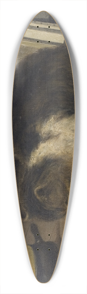 David Jacobsen - The Cat in the Studio 39.3 inch art pintail longboard deck