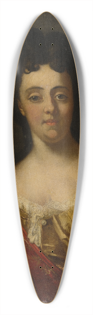 David Leclerc - Portrait of Sophia Magdalena von Holzhausen 39.3 inch art pintail longboard deck
