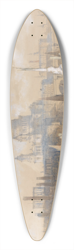 David Roberts - St. Pauls 39.3 inch art pintail longboard deck