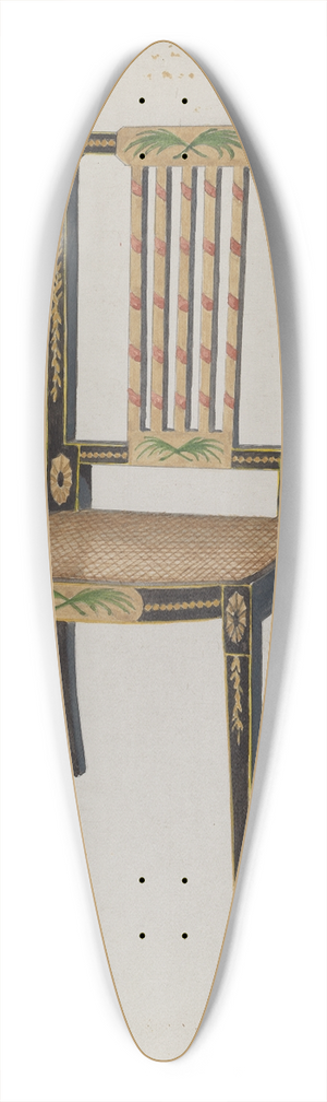 David S. De Vault - Side Chair 39.3 inch art pintail longboard deck
