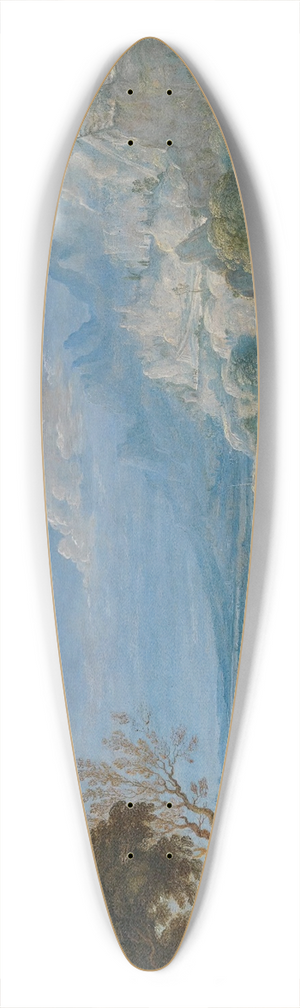 David Teniers The Elder - An Extensive River Landscape With Mercury And Argus 39.3 inch art pintail longboard deck
