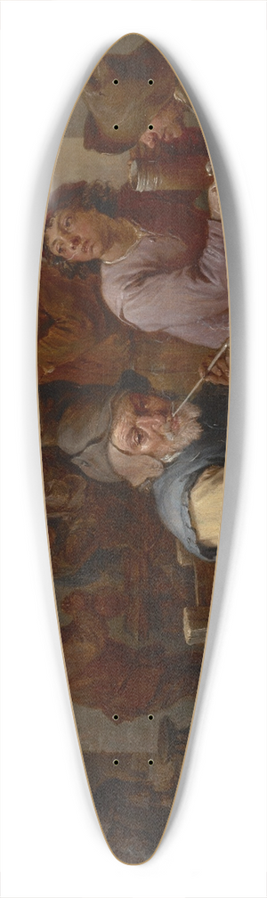 David Teniers The Younger - The Country Pub 39.3 inch art pintail longboard deck David Teniers The Younger - The Country Pub 39.3 inch art pintail longboard deck