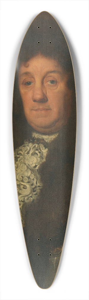David van der Plas - Portrait of Cornelis Tromp (1629-91), vice-admiral of Holland and West Friesland 39.3 inch art pintail longboard deck