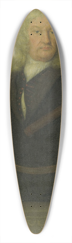 David van der Plas - Portrait of Willem van Outhoorn, Governor General of the Dutch East Indies 39.3 inch art pintail longboard deck