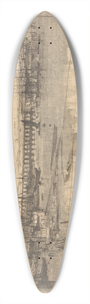 David Young Cameron - Berwick 39.3 inch art pintail longboard deck