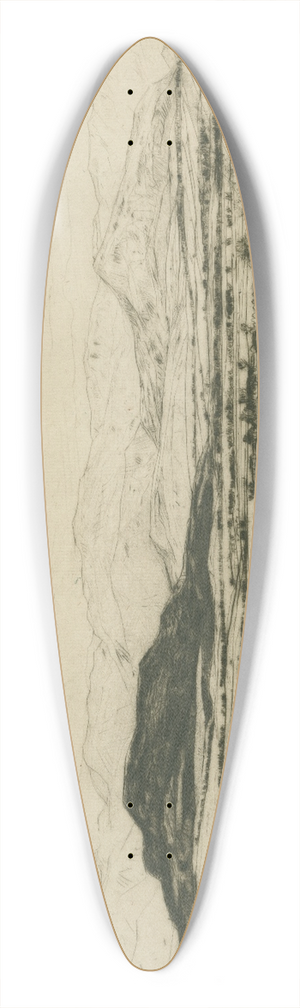 David Young Cameron - Cairngorms 39.3 inch art pintail longboard deck