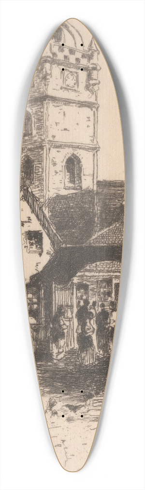 David Young Cameron - East Kilbride 39.3 inch art pintail longboard deck