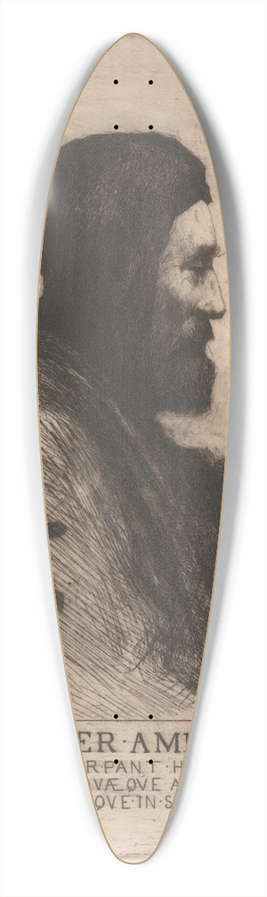 David Young Cameron - Father Ambrose 39.3 inch art pintail longboard deck