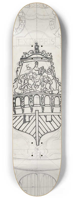 Carel Adolph Lion Cachet - Ontwerp voor een ex libris voor D. Goedkoop 8.25 inch art skate deck