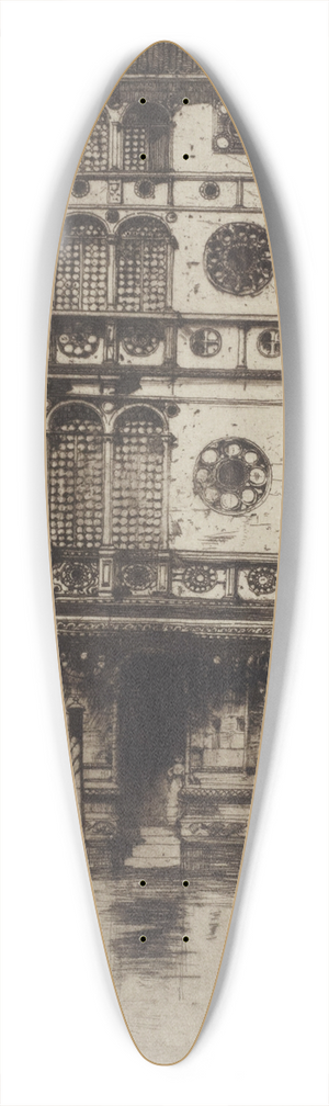 David Young Cameron - Joannis Darius 39.3 inch art pintail longboard deck