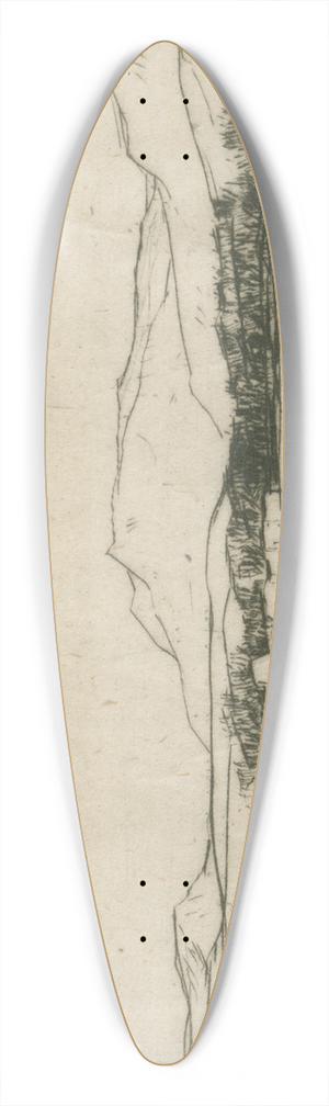 David Young Cameron - Loch-an-Dorb 39.3 inch art pintail longboard deck