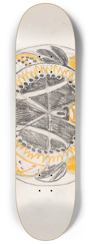 Carel Adolph Lion Cachet - Ontwerp voor een gedenkbord ter gelegenheid van de inhuldiging van Koningin Wilhelmina 8.25 inch art skate deck