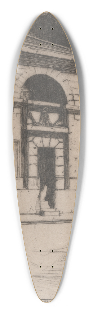 David Young Cameron - Newgate 39.3 inch art pintail longboard deck