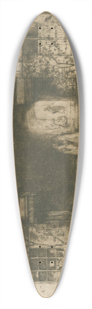 David Young Cameron - Restaurant Cavalier 39.3 inch art pintail longboard deck
