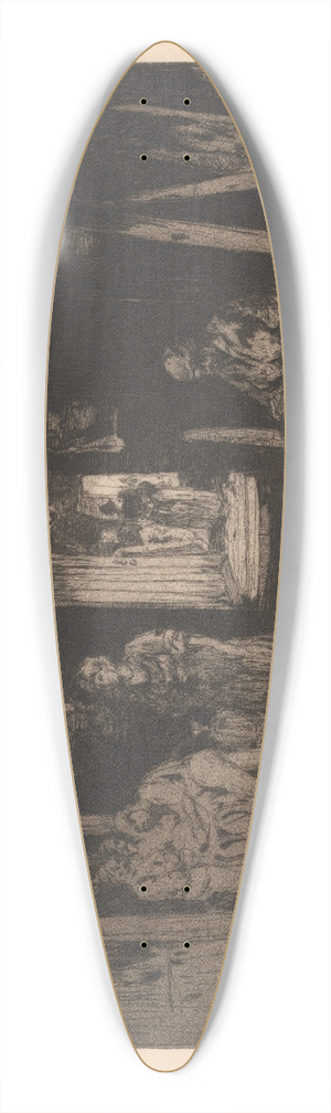 David Young Cameron - The Wine Farm 39.3 inch art pintail longboard deck