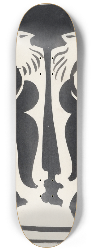 Carel Adolph Lion Cachet - Ontwerp voor een vaas met leeuwenmotief 8.25 inch art skate deck