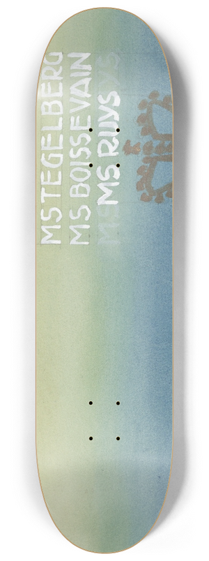 Carel Adolph Lion Cachet - Ontwerp voor vignet van de Koninklijke Paketvaart Maatschappij 8.25 inch art skate deck