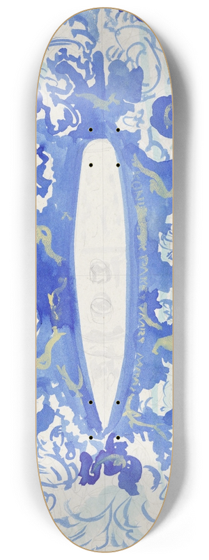 Carel Adolph Lion Cachet - Ontwerp voor vignet van de Koninklijke Paketvaart Maatschappij 8.25 inch art skate deck