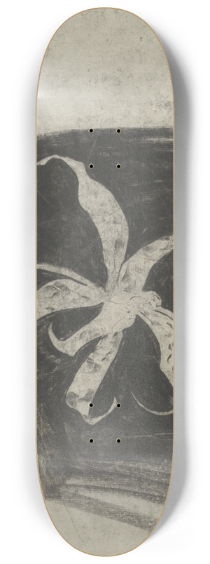 Carel Adolph Lion Cachet - Orchidee 8.25 inch art skate deck