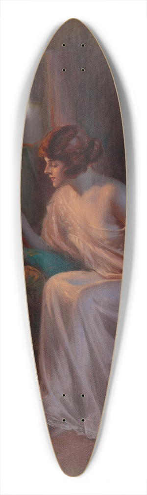 Delphin Enjolras - Before bedtime 39.3 inch art pintail longboard deck