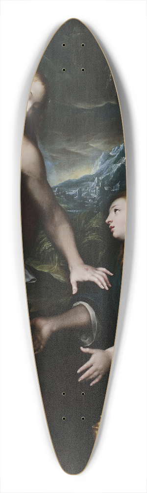 Denys Calvaert - Noli me tangere  Resurrected Christ appearing to Mary Magdalene (John 20-14-17) 39.3 inch art pintail longboard deck