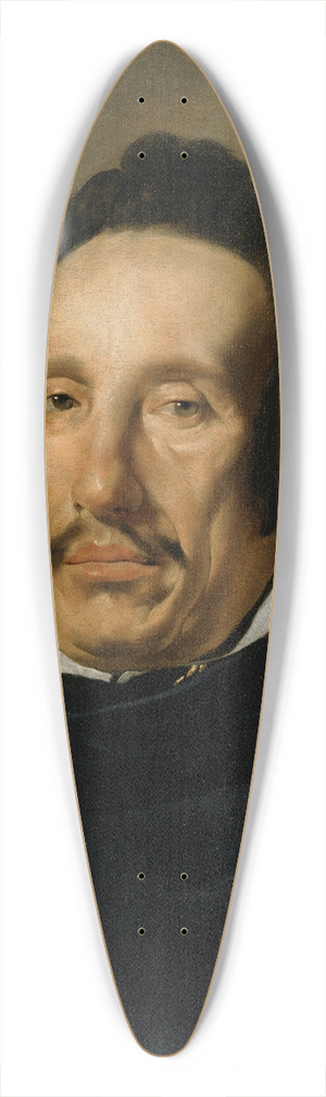 Diego Velzquez - Portrait of a Man 39.3 inch art pintail longboard deck
