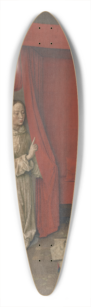 Dieric Bouts - The Annunciation 39.3 inch art pintail longboard deck