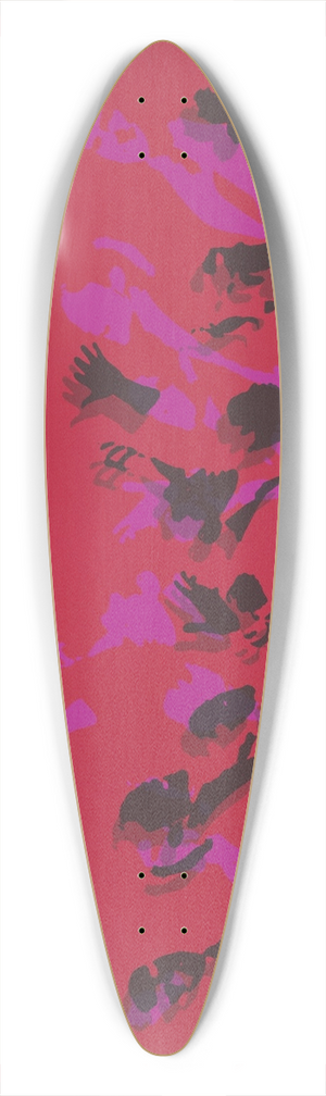 Dietmar Winkler - Logarhythms 39.3 inch art pintail longboard deck