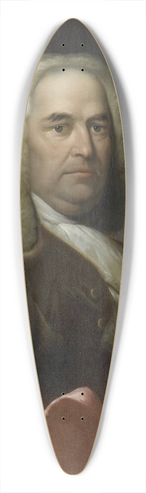 Dionys van Nijmegen - Portrait of Hugo du Bois, Director of the Rotterdam Chamber of the Dutch East India Company, elected 1734 39.3 inch art pintail longboard deck
