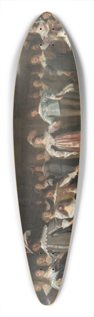 Dirck Hals - A Ball 39.3 inch art pintail longboard deck