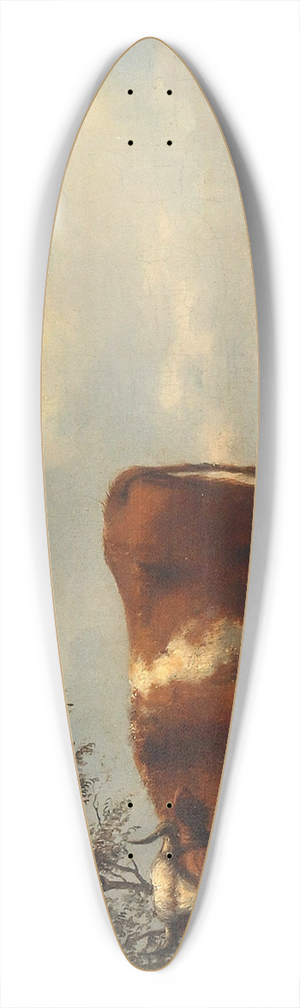 Dirk Van Lokhorst - Khe Auf Der Weide 39.3 inch art pintail longboard deck
