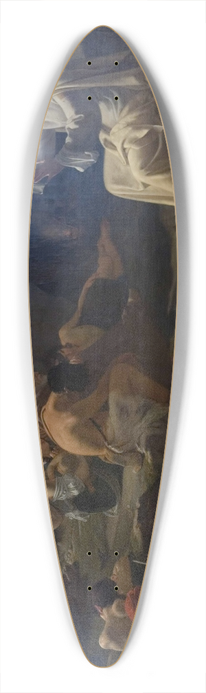 Ditlev Blunck - The Vision of the Prophet Ezekiel 39.3 inch art pintail longboard deck