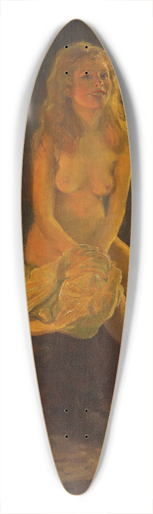 Dmitrii Gavril'tsev - Evening Glow 39.3 inch art pintail longboard deck