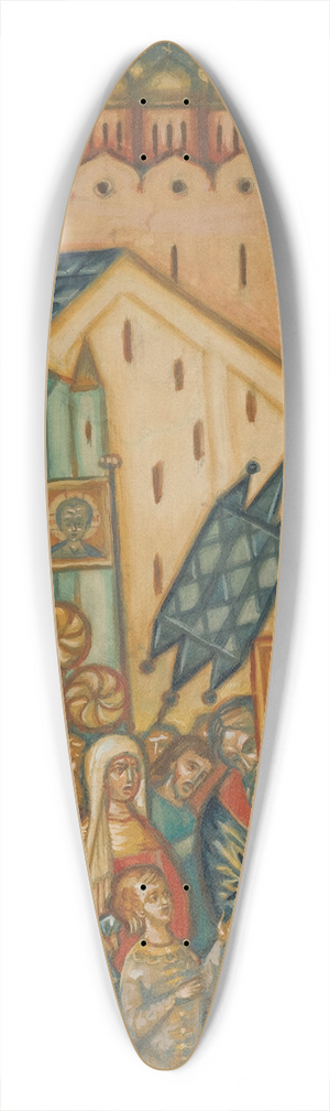 Dmitri Semenovich Stelletsky - The Feast Of Orthodoxy 39.3 inch art pintail longboard deck