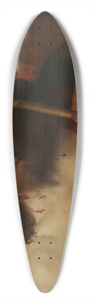 Domenichino - The Mocking of Christ 39.3 inch art pintail longboard deck