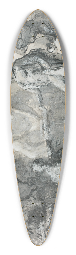 Domenico Mondo - Forge of Vulcan 39.3 inch art pintail longboard deck Domenico Mondo - Forge of Vulcan 39.3 inch art pintail longboard deck