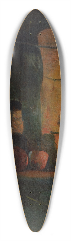 Dominik Skuteck - At a Forge in a Copper Smithy 39.3 inch art pintail longboard deck Dominik Skuteck - At a Forge in a Copper Smithy 39.3 inch art pintail longboard deck